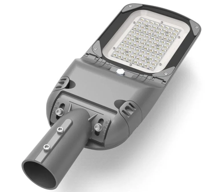 Tool Free Opening and Energy Saving IP67 50W LED Street Luminaires with Photocell Sensor
