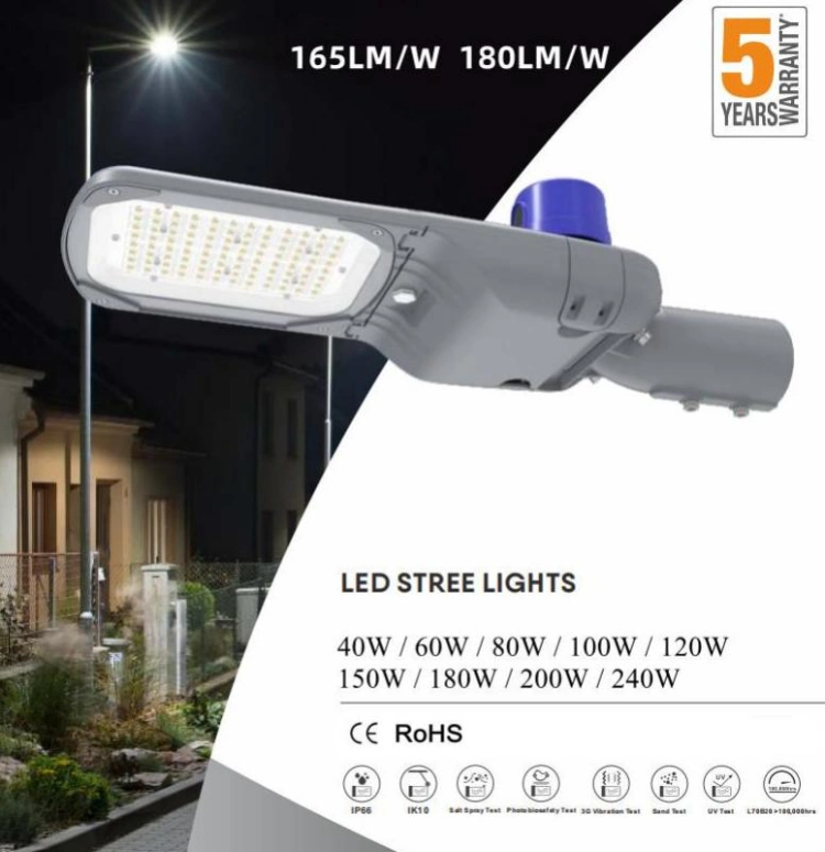 165 Lm/W LED Car Park Light 40W Energy-Saving LED Garage Lights with Smart Photocell Sensor