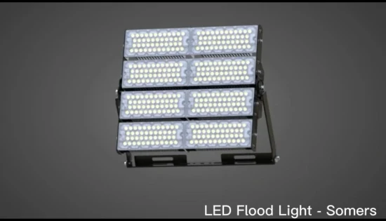 15m 30m Waterproof IP65 Football Field LED Stadium Flood Lighting with 5 Years Warranty Meanwell Driver